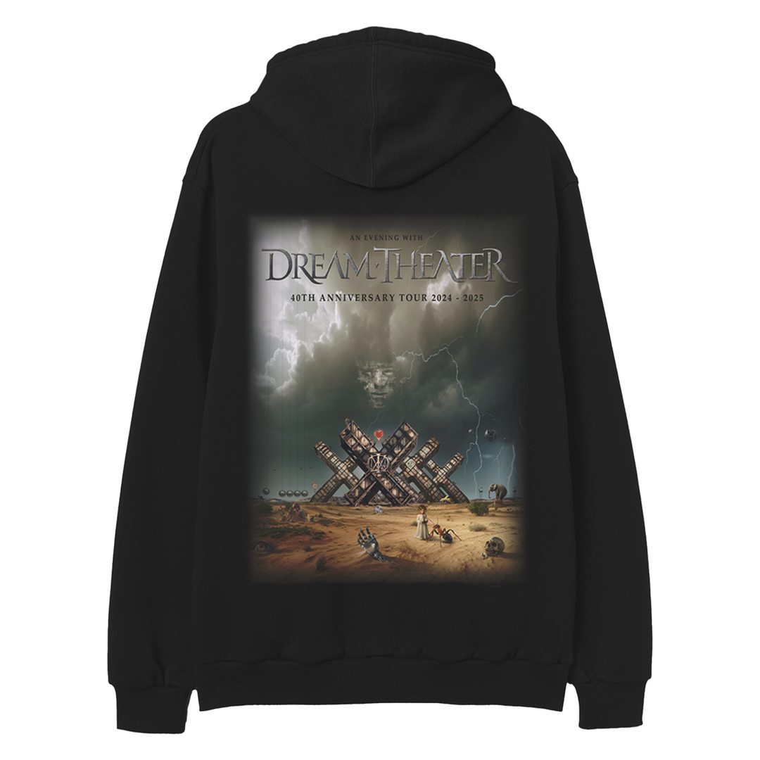 40th Anniversary Tour Zip Hoodie – Dream Theater UK 40th Anniversary Tour Zip Hoodie – Dream Theater UK