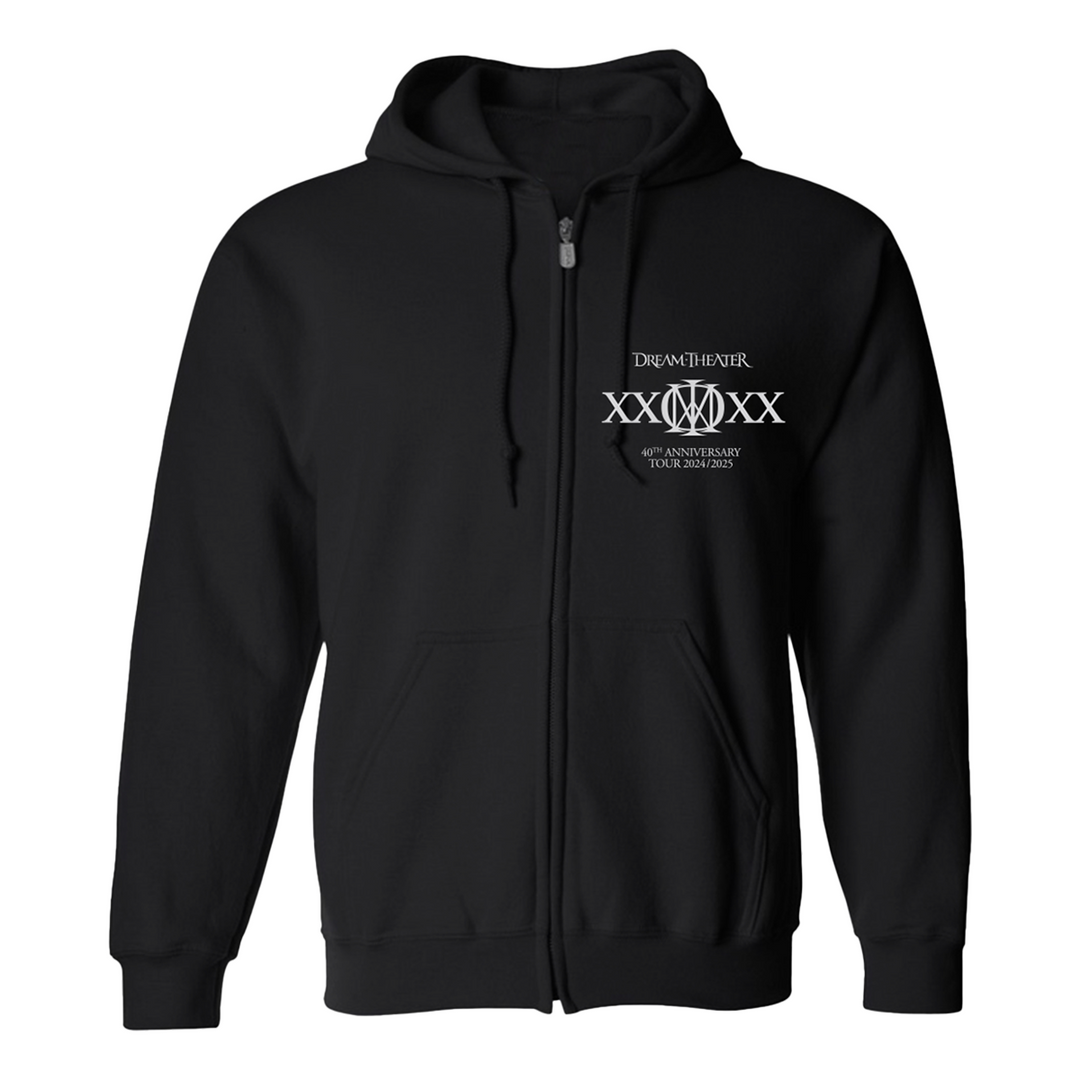 40th Anniversary Tour Zip Hoodie – Dream Theater UK