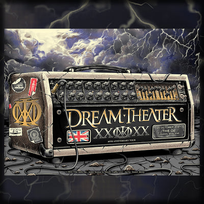 Dream Theater London Event Lithograph - Hand Numbered Limited Edition