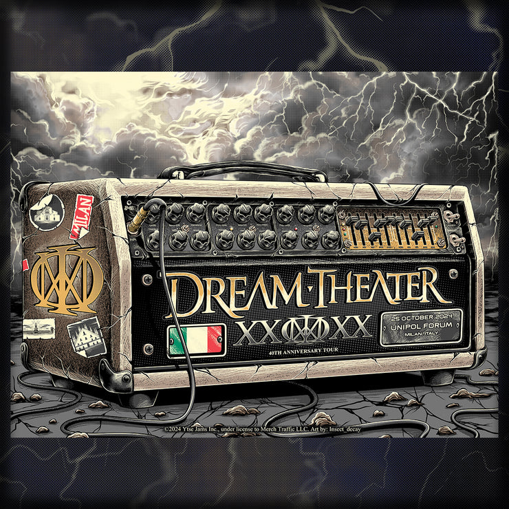 Dream Theater Milan Event Lithograph - Hand Numbered Limited Edition