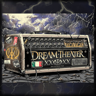 Dream Theater Rome Event Lithograph - Hand Numbered Limited Edition