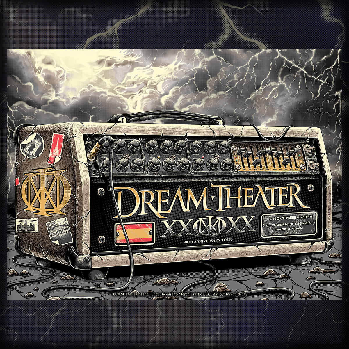 Dream Theater 1st 『WDADU』限定デジパック盤 Dream Theater Madrid Event Lithograph - Hand Numbered Limited