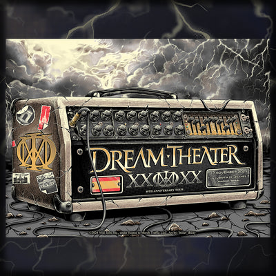 Dream Theater Madrid Event Lithograph - Hand Numbered Limited Edition