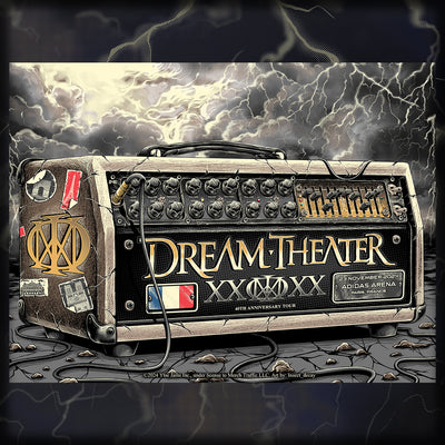 Dream Theater Paris Event Lithograph - Hand Numbered Limited Edition